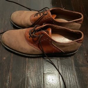Johnston and Murphy Men’s Size 10 Brown Suede dress shoes